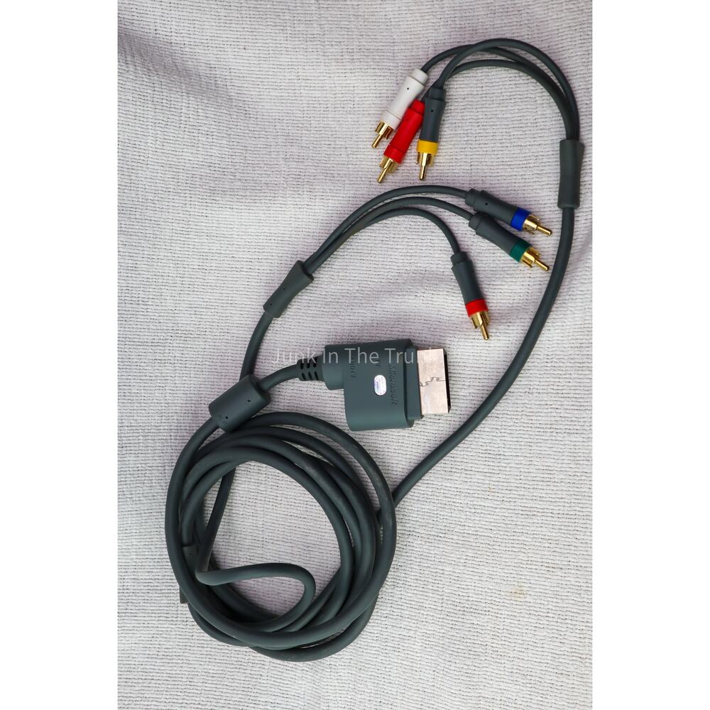 Genuine Official OEM Microsoft Xbox 360 Audio Video AV Composite Cable